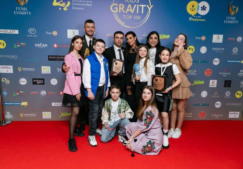 Na KIDS GRAVITY TOP-100 nahorodyly talanovytykh ditei ta molod