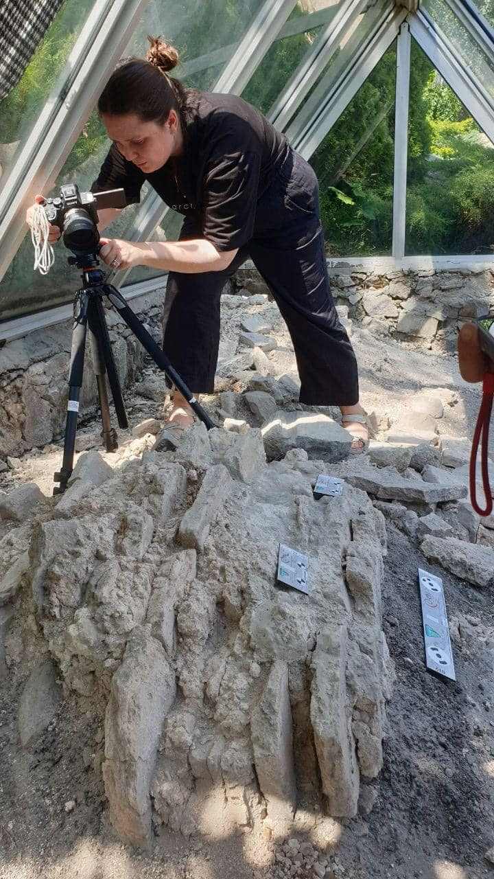 Створення цифрової 3d моделі залишків стіни храму Бориса і Гліба 11-12 ст