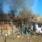 На Харківщині через атаку російських дронів спалахнули пожежі, постраждав чоловік – ДСНС