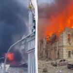 РФ влучила у будівлю Національної академії наук України у Києві: є загибла та поранені