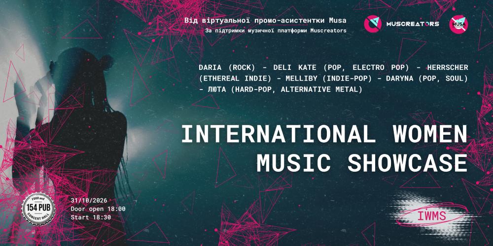 Від Києва до Лондона: International Women’s Music Showcase відкриває нові можливості для українських артисток